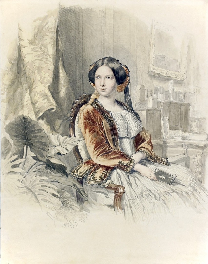 „Portret Charlotty Pruskiej”, Samuel Friedrich Diez, 1850,...