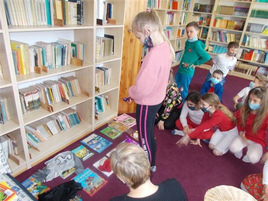 Dorota Gellner była bohaterką warsztatów w bibliotece szkolnej w Wicku