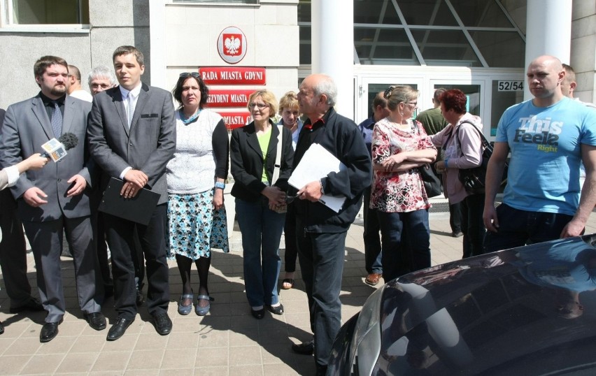 22.05.2013 Gdynia
Konferencja prasowa kioskarzy i radnych PO...