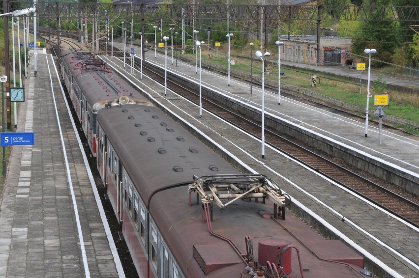 Dworzec PKP w Kostrzynie przed remontem.