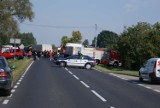 Wypadek w Szadku pod Kaliszem. Dwie osoby zostały ranne