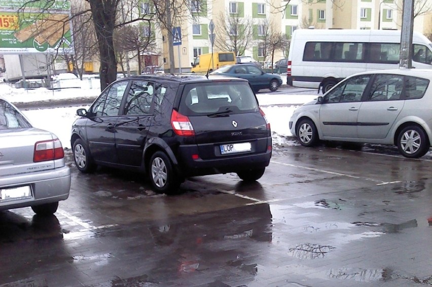 Mistrzowie parkowania pod Carrefourem