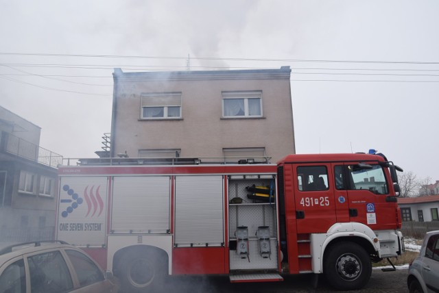 Pożar spowodował poważne zadymienie drogi krajowej prowadzącej do Ostrowa Wielkopolskiego