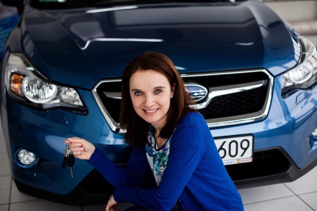 Małgorzata Rodak wygrała subaru w loterii GK