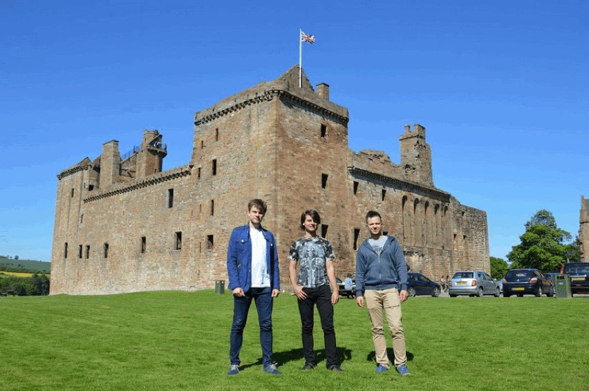 Trzej uczniowie II LO w Przemyślu zwieedzili Szkocję