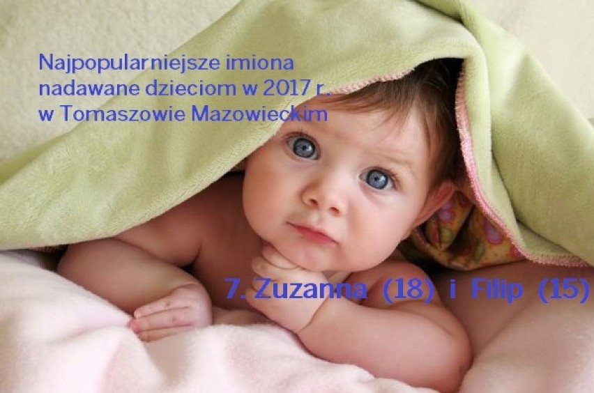 Oto najpopularniejsze imiona dla dzieci nadawane w 2017 roku w Tomaszowie Mazowieckim!