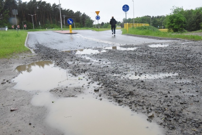 Zielona Góra. Mieszkańcy skarżą się na stan drogi gruntowej,...