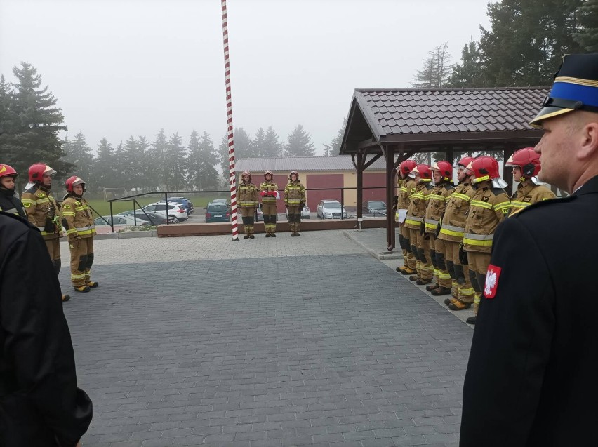 Święto flagi państwowej u sztumskich strażaków