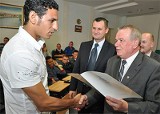 Prezydent Siedlec spotkał się z piłkarzami Pogoni Siedlce