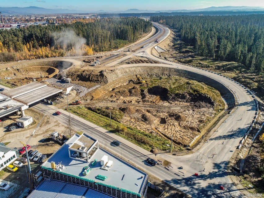 Budowa nowej zakopianki na odcinku Rdzawka - Nowy Targ