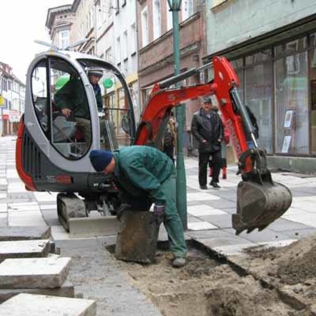 Tak w 2007 roku miasto szykowało się do wielkiego remontu deptaka.