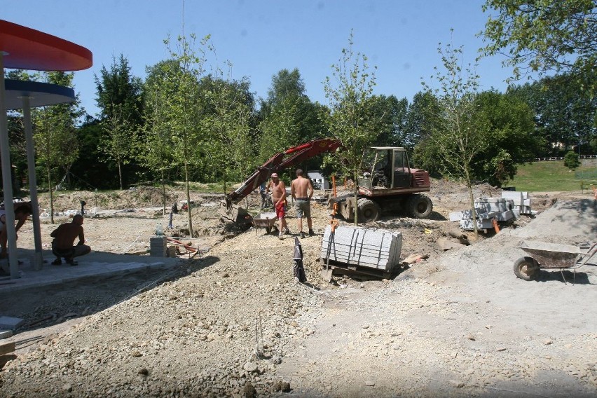 Park sensoryczny w Rydułtowach będzie gotowy później