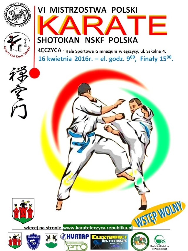 Mistrzostwa Polski w Karate w Łęczycy