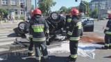 Wypadek na skrzyżowaniu Domaniewskiej z Puławską. Siedem osób rannych