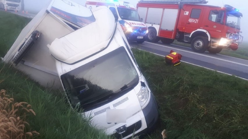 Stare Pole. Wypadek na drodze krajowej nr 22 z udziałem trzech samochodów [ZDJĘCIA]