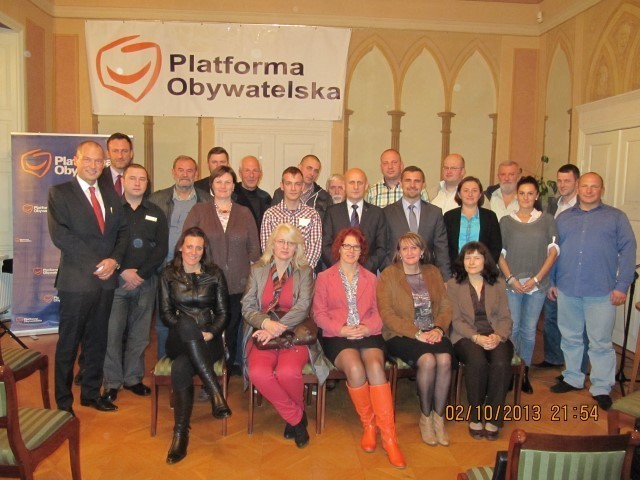 Część wybranych delegatów na Zjazd PO w Regionie Pomorskim