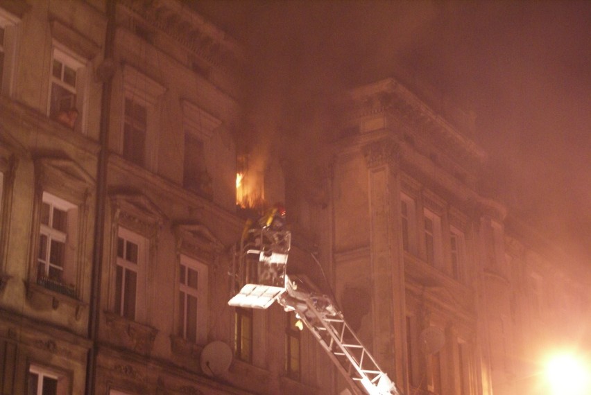 Pożar na Krasińskiego we Wrocławiu