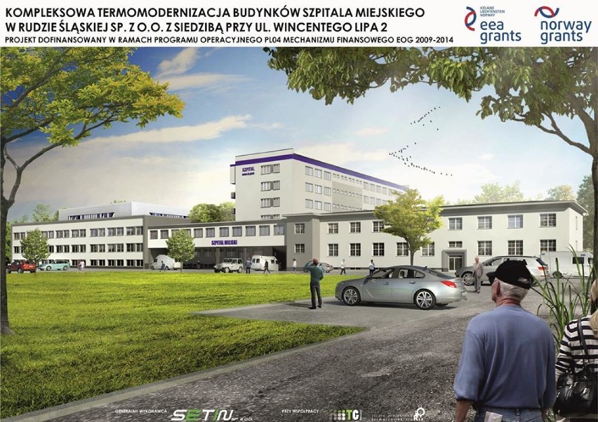 Szpital Miejski w Rudzie Śląskiej na półmetku remontu [FOTO]