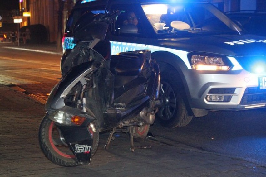 Wypadek na przejściu dla pieszych w Wolsztynie