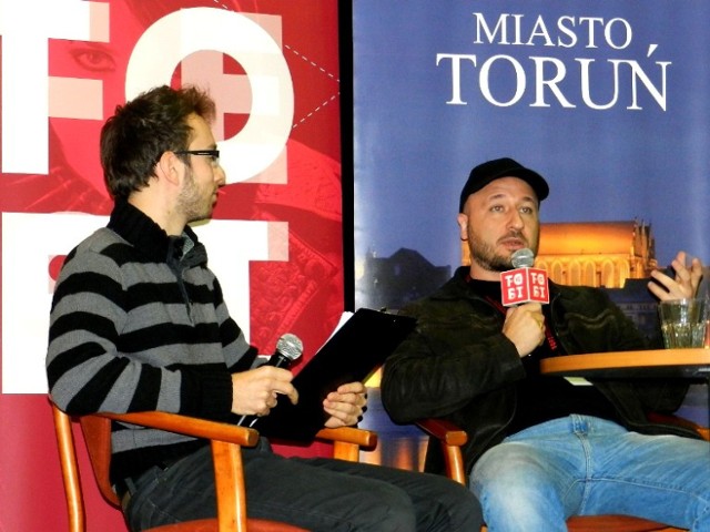 Spotkanie z Michałem Otłowskim i producentem "Jezioraka" - Tofifest 2014; Kino Centrum CSW