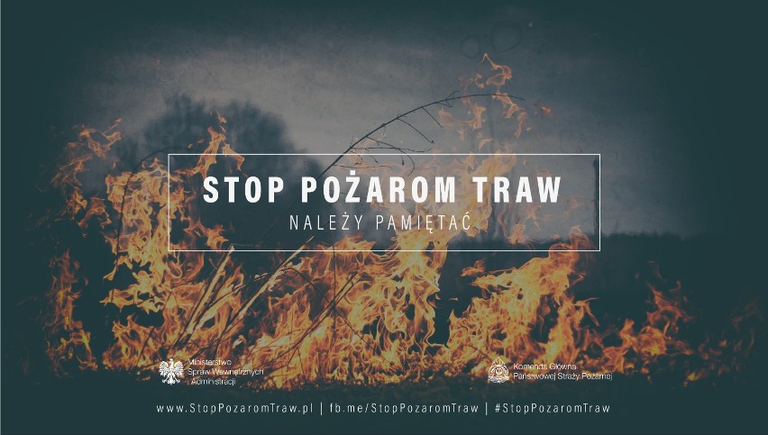 OGÓLNOPOLSKA KAMPANIA "STOP POŻAROM TRAW!"