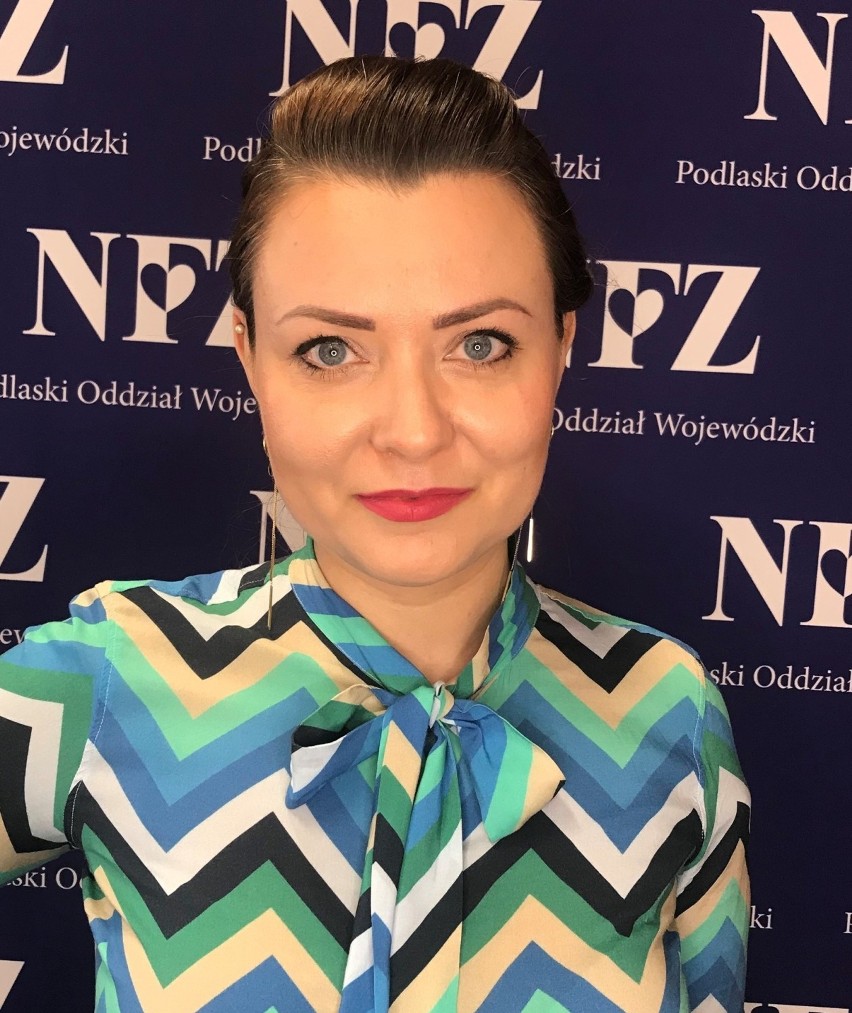 Beata Leszczyńska, rzeczniczka podlaskiego NFZ