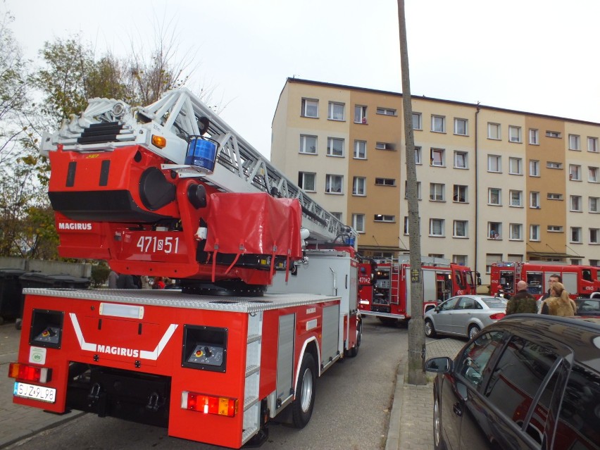 Pożar w Jastrzębiu: paliło się w mieszkaniu na ulicy...
