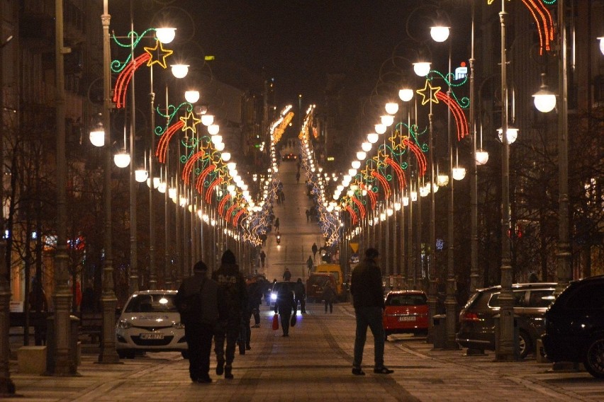 W czwartek, 5 grudnia, w Kielcach rozbłysły świąteczne...
