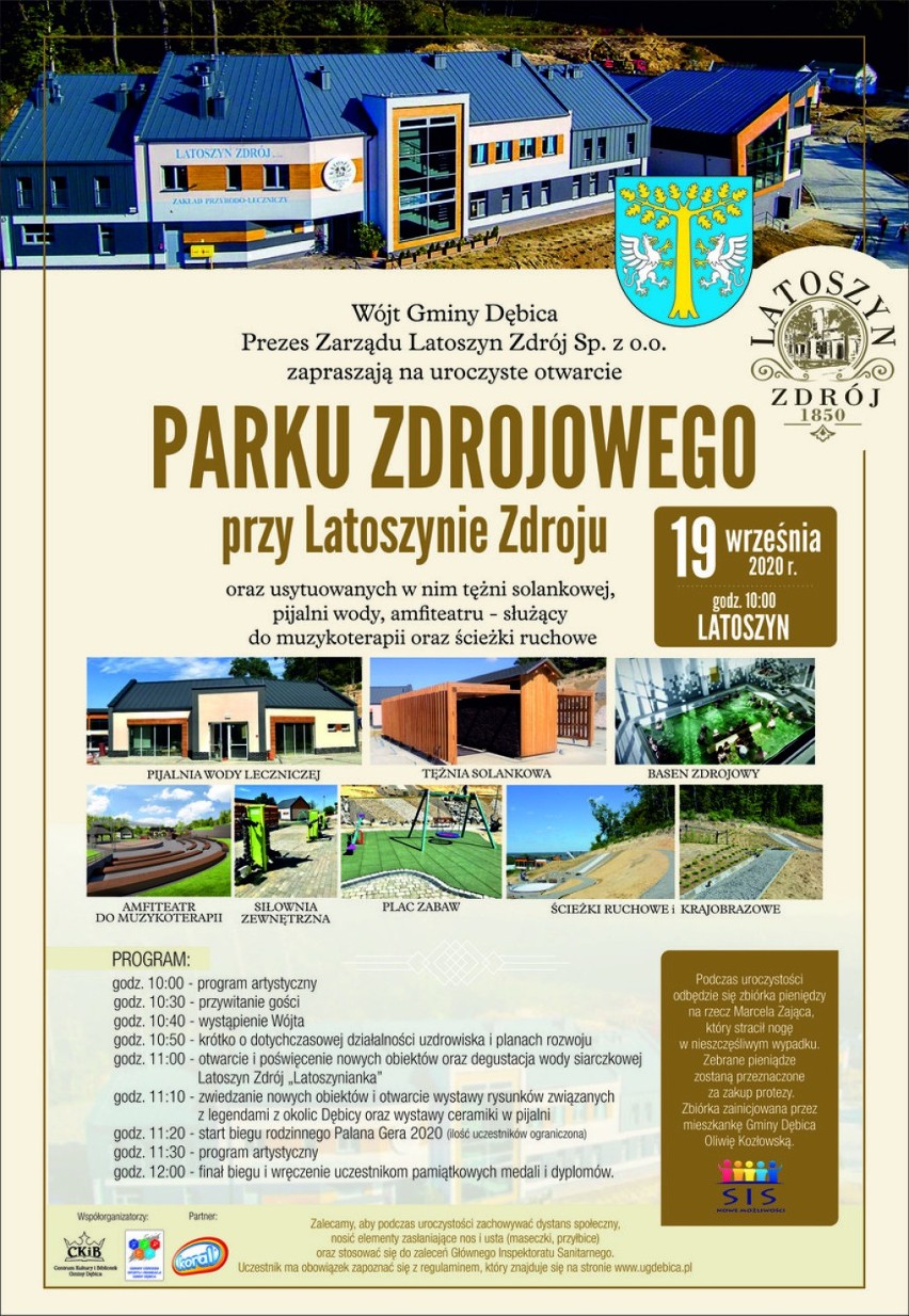 Program otwarcia Parku Zdrojowego w Latoszynie