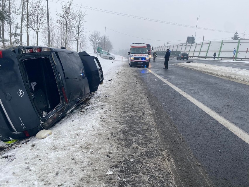 Jeden wypadek i siedem kolizji. Poniedziałek, 13 grudnia na drogach pow. wieruszowskiego