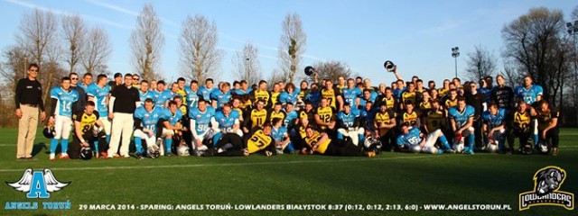 Angels Toruń - Lowlanders Białystok 8:37 (WIDEO)