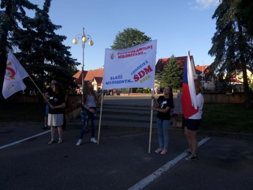 Czesi zrobili w Chodzieży przystanek w drodze na Światowe Dni Młodzieży do Krakowa