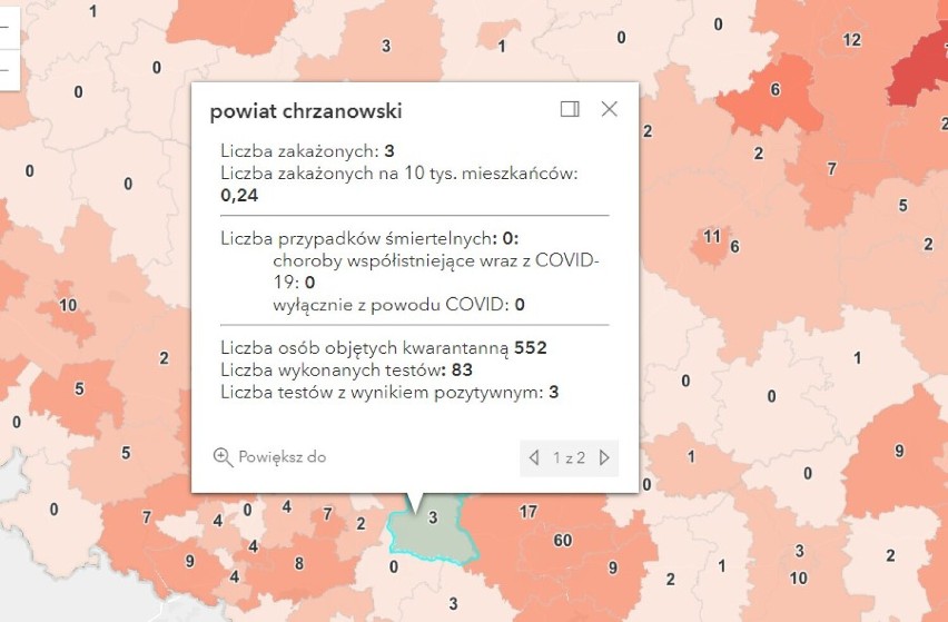 Koronawirus, raport 25 października 2021. Niski - jeszcze - przyrost zakażeń w Oświęcimiu, Olkuszu, Wadowicach i Chrzanowie