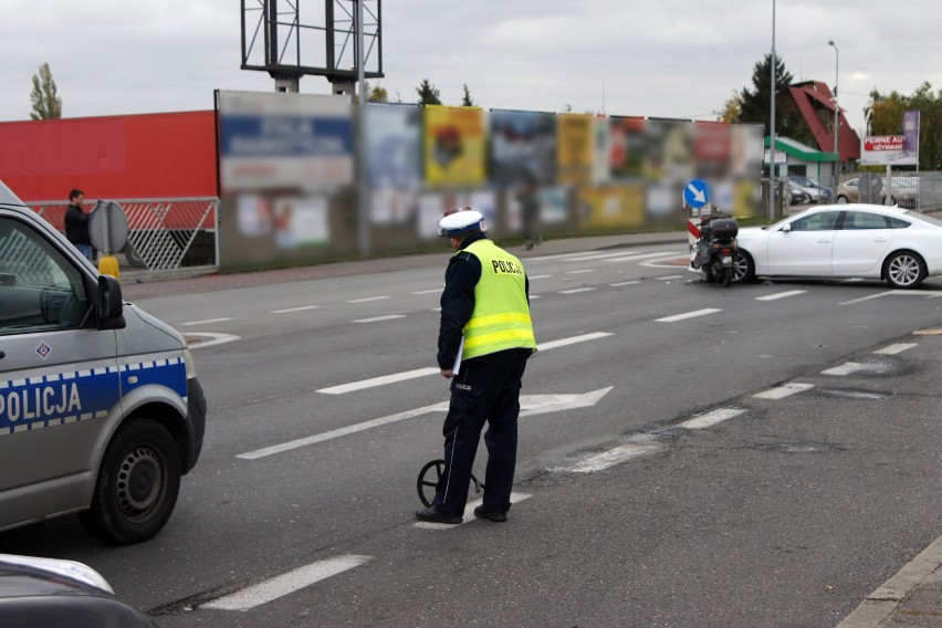 Wypadek na ulicy Częstochowskiej w Kaliszu