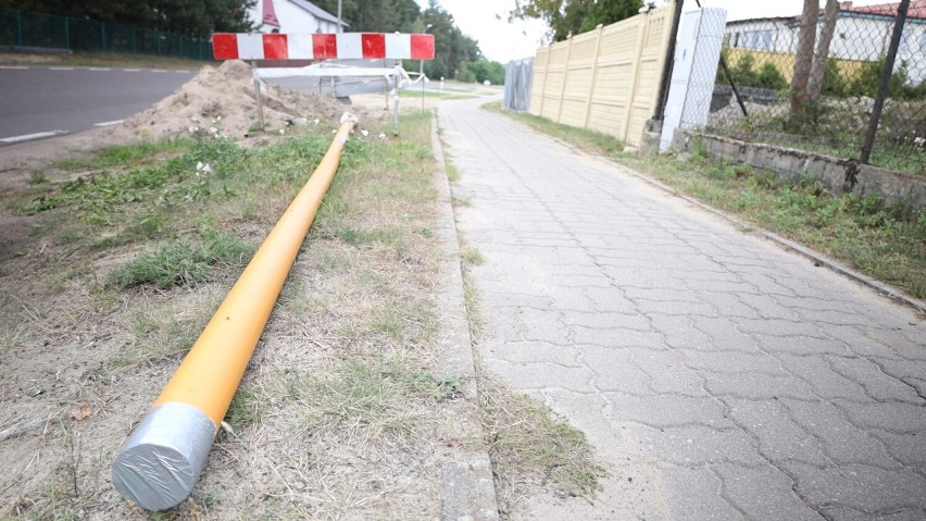 Budowa gazociągu do nowych bloków w Czersku stanęła