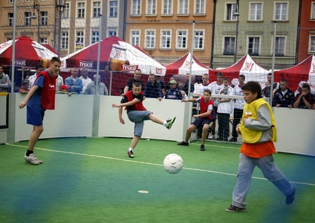 Piękność futbolu w Fanstrefie