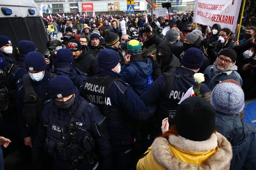 Marsz o Wolność 20 marca 2021 r. w Warszawie