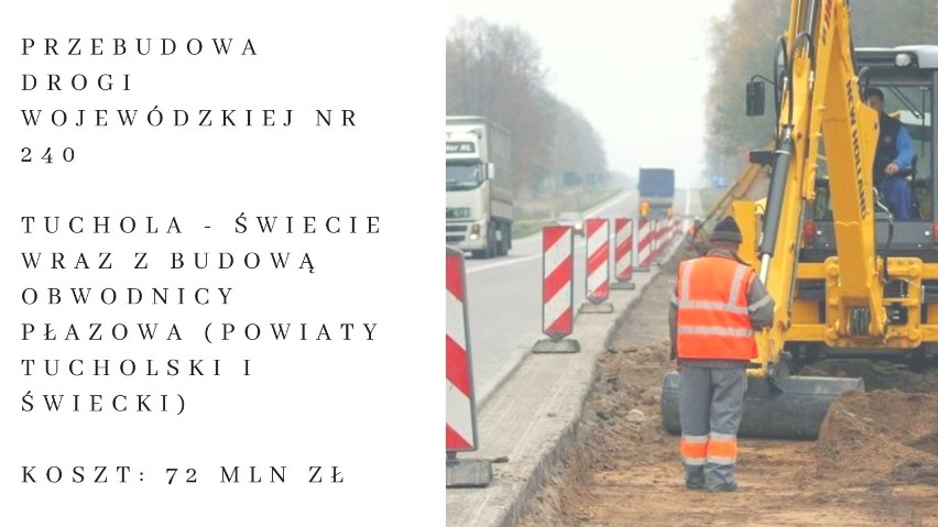 Trwa przebudowa 120 kilometrów dróg wojewódzkich. Towarzyszą...