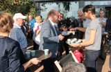Pierwsza kawa z prezydentem Maciejem Glamowskim w kawiarni na Górze Zamkowej [zdjęcia]