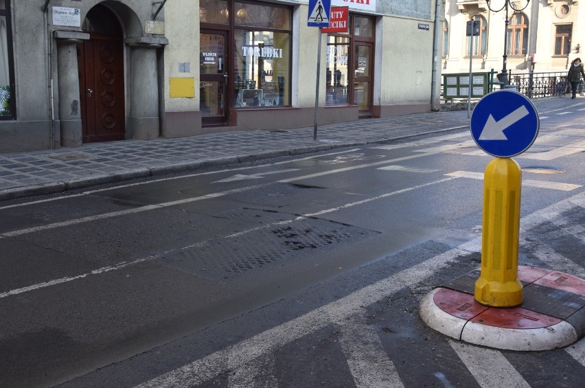 Próg zwalniający na ulicy Śródmiejskiej został zlikwidowany