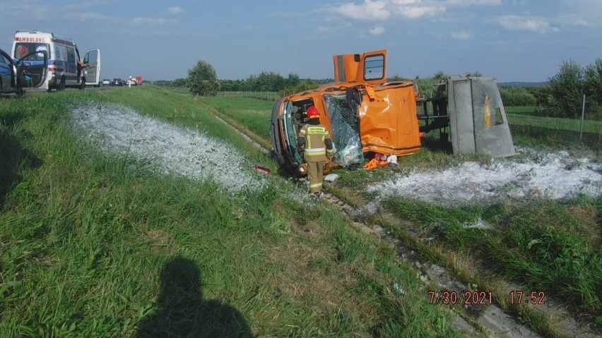 Do wypadku doszło na 459 kilometrze autostrady, na wysokości...