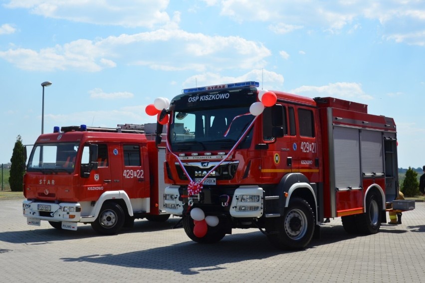 OSP Kiszkowo otrzymała ciężki samochód ratowniczo-gaśniczy "Tadek"