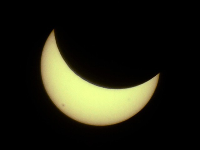 Zaćmienie Słońca nad Podkarpaciem w 2015 roku.