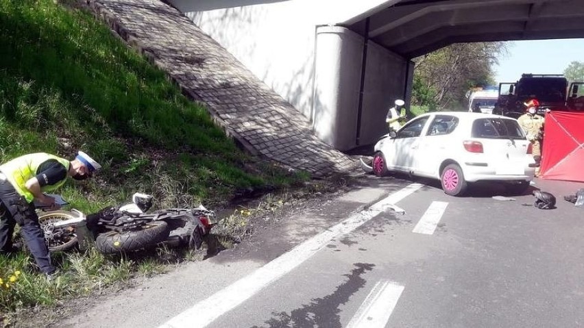 Wypadek na DK 88 w Gliwicach