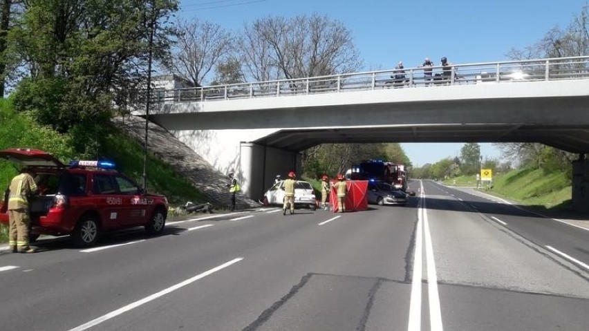 Wypadek na DK 88 w Gliwicach