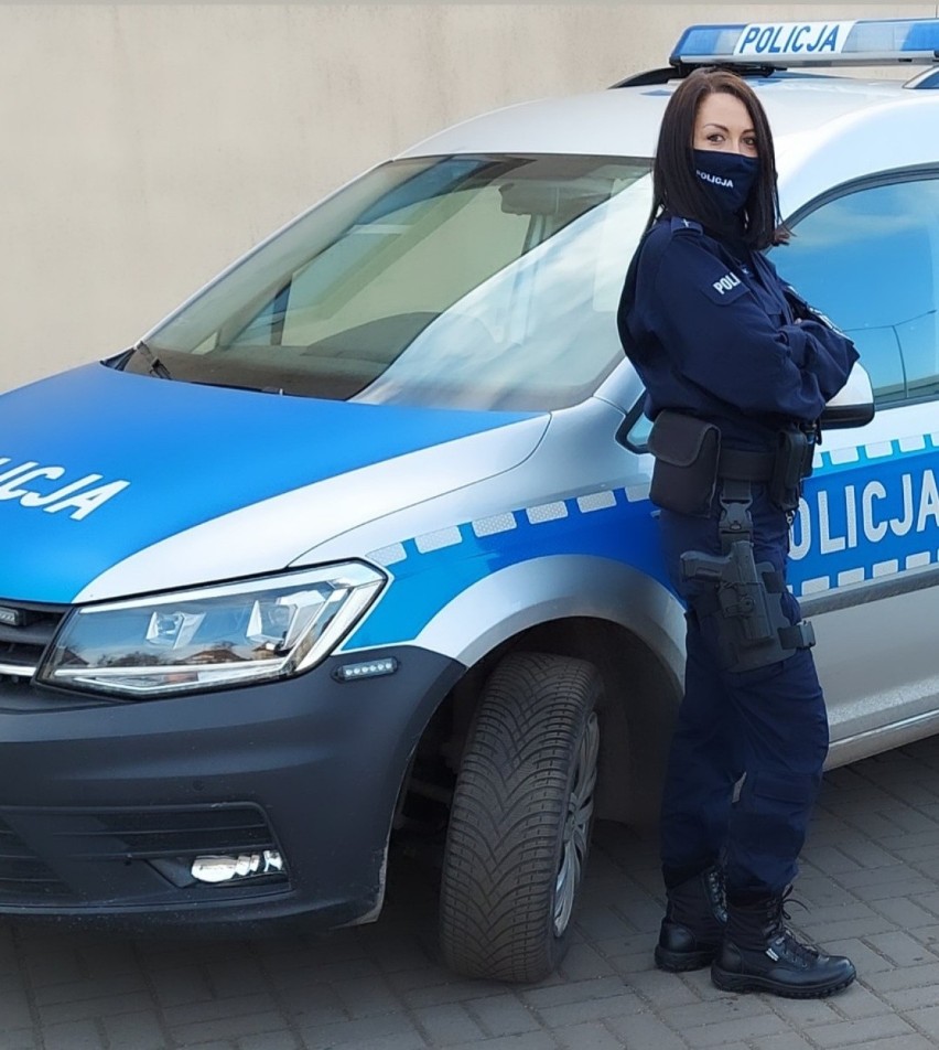 Mł. asp. Monika Miękiszak jest policjantką w zespole do...