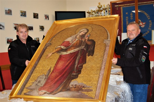 Obraz św. Jadwigi Śląskiej wrócił do kościoła w Kłobuczynie