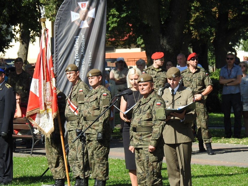 Przysięga żołnierzy WOT w Bielsku Podlaskim