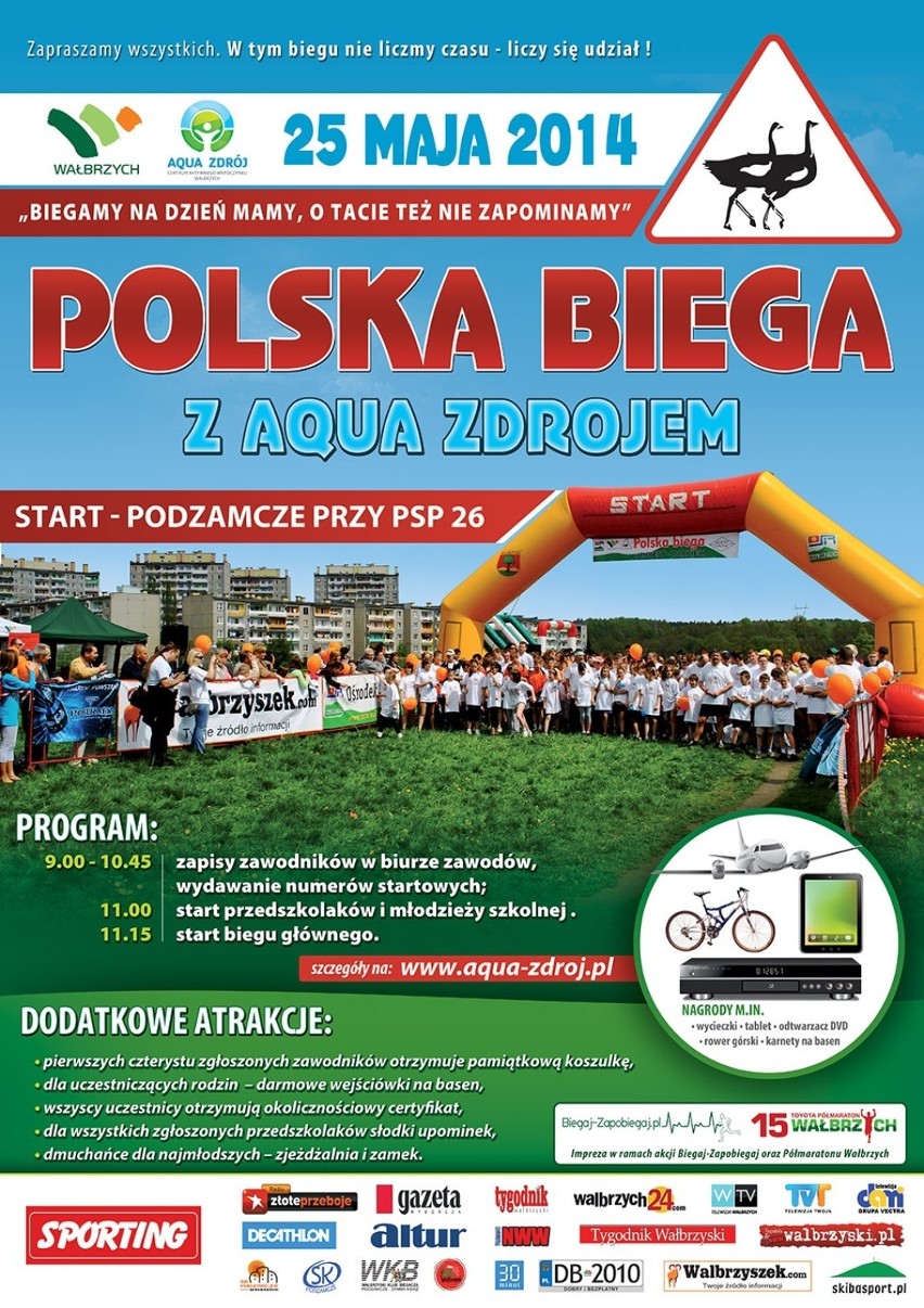 Polska Biega 25 maja w Wałbrzychu