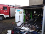 Popołudniowy pożar budynku gospodarczego w Młodasku [ZDJĘCIA]